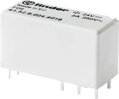 Image de Finder Relais pour circuit imprimé 12 V/DC 8 A 2 inverseurs 41.52.6.012.4016 1 pc