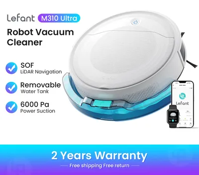 Produktbild von Lefant M310 Ultra Saugroboter Wischroboter LiDAR Navigation 6000Pa App-Steuerung Staubsauger Roboter