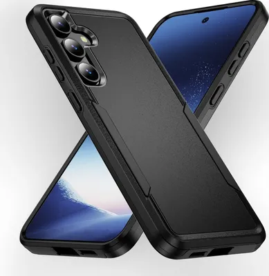 Produktbild von Mobigear Heavy Armor  Samsung Galaxy S24 Plus Hülle Hardcase Backcover Stoßfest - Schwarz