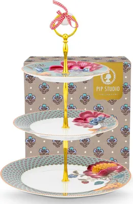 Produktbild von PIP STUDIO Blooming Tales Fantasy Blue Etagere 3tlg