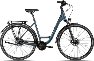 Produktbild von 2R Manufaktur TRX ONE Wave komfortables Damen-Citybike mit Tiefeinstieg 28 Zoll Dunkelblau 46 cm