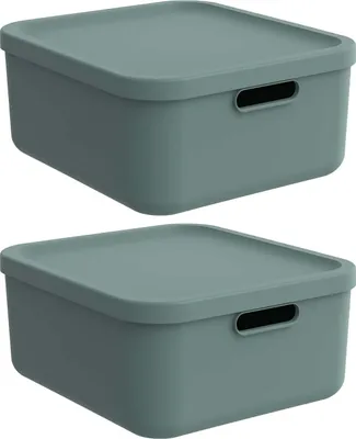 Produktbild von Albula Light 2er-Set Box 20l, Farbe:Mistletoe green