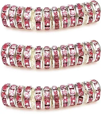 Obrázek produktu pro 8mm růžové šperky s kamínky – náhrdelníky a náramky