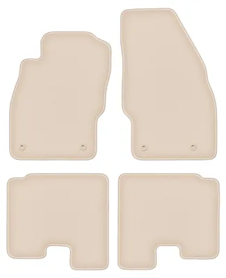 Produktbild von DURBAN Beige Velours-Fußmatten-Set für Opel Adam Schrägheck (2012-)