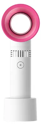 Produktbild von Tragbarer, handlicher Mini-Ventilator ohne Rotorblätter, USB-Anschluss, wiederaufladbar, leise, 3 Geschwindigkeitsstufen