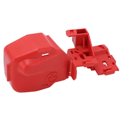 Imagen del producto de Cubierta para terminal de cable de batería, cubierta para terminal positivo de batería, protector aislante para terminal de batería, cubierta para terminal de abrazadera de batería de automóvil, cubierta para cable de batería, 32418RBG300
