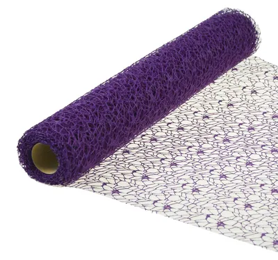 Tischband in Netzoptik 4,5x0,5m lila