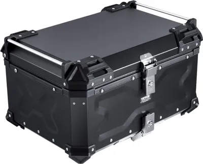 Produktbild von 65L Motorrad-Topcase Universal-Motorrad-Heckkoffer mit Lederauskleidung
