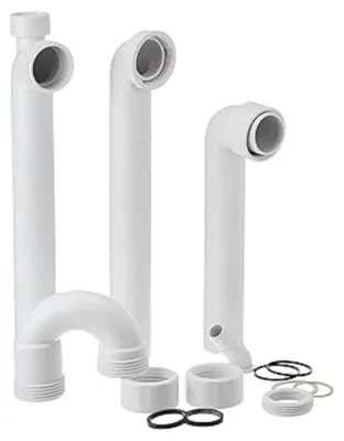 Produktbild von Geberit Rohrbogengeruchsverschluss für ein  Spülbecken Raumsparmodell G1 1/2x40