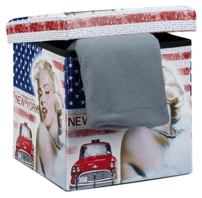 Obrázok produktu pre Taburetka s vekom skladacia, rd9050, Marilyn Monroe