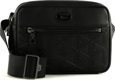 Image de LACOSTE sac à épaule bandoulière Nomogramme Reporter Bag Noir