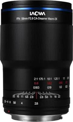 Zdjęcie produktu dla Obiektyw LAOWA 58mm f/2.8 2X Ultra Macro APO kompatybilny z Canon RF