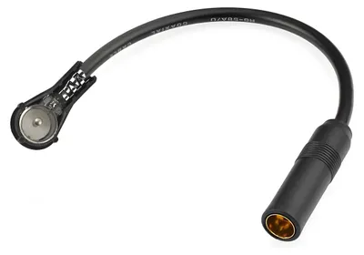 DIN ISO Adapterantenne, 30 cm, AM/FM, für Auto-Radio, universell