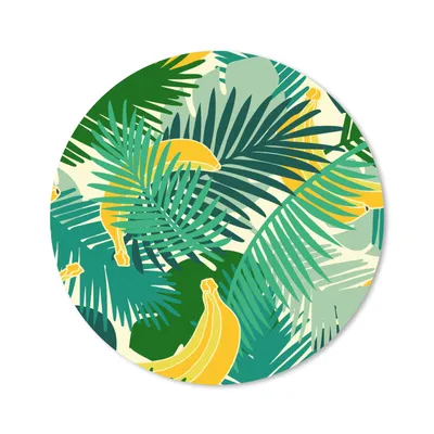 Produktbild von MuchoWow® Mauspad Mousepad Tropisch - Blätter - Dschungel - Muster 40x40 cm - Mousepads - Maus Mat - Pad - Mausunterlage - Schreibtisch Accessoires