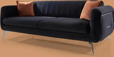 Immagine prodotto di Divano a tre posti imbottito design divano a 3 posti arredamento camera moderna nuovo