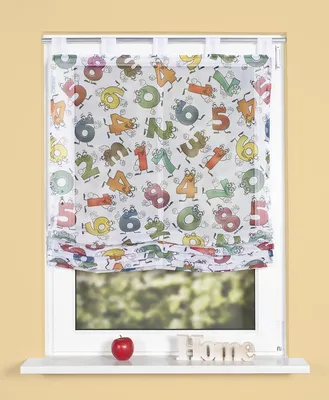 Zdjęcie produktu dla Firanka, składana firanka, materiał: batyst. Bez haczyków. Do okna. Wykonana z naturalnego bambusa. 1 sztuka. Wymiary: 60 x 140 cm