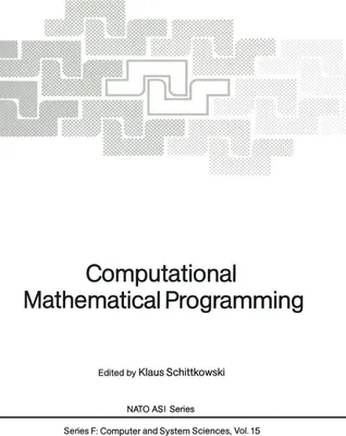 Produktbild von Computational Mathematical Programming