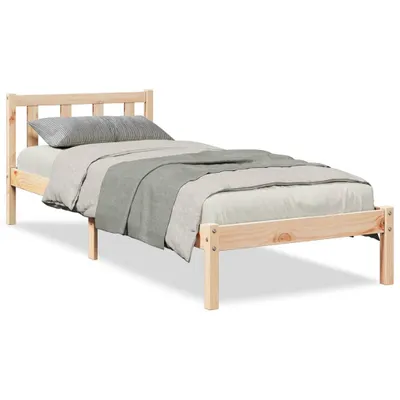 Produktbild von vidaXL Massivholzbett Extra Lang ohne Matratze 80x210 cm Kiefernholz