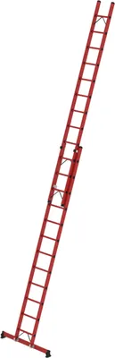 Produktbild von Munk Sprossen-Schiebeleiter 2-teilig GFK mit nivello®-Traverse 2x12 Sprossen