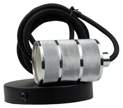 Immagine prodotto di Apparecchio A Sospensione Argento Cromo Lampada Da Soffitto E27 60W