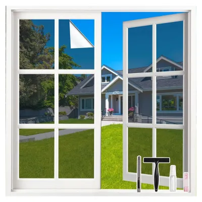 Obrázok produktu pre Reflexná fólia, strieborná, 60 x 800 cm, ochranná fólia na okná