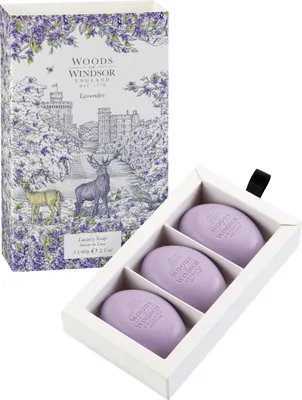 Produktbild von Woods of Windsor Lavender Seife 3 x 60 g