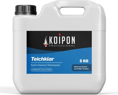 Produktbild von KOIPON Teichklar 5L Teichklärer gegen Schwebealgen & trübes Wasser