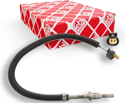 Produktbild von FEBI BILSTEIN 100834 Abgastemperatursensor passend für MERCEDES-BENZ C-Klasse Limousine (W204) 365mm