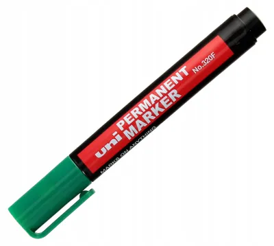 Produktbild von Uni NO-320F Permanentmarker Grün Rundspitze