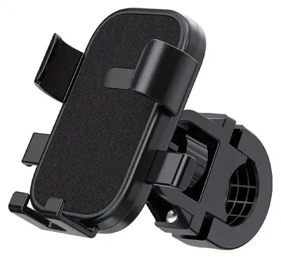 Zdjęcie produktu dla Uchwyt na telefon do roweru, obrotowy o 360°, regulowany, czarny