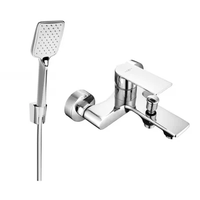 Obrázek produktu pro Mexen Royo R62 vanová baterie se sprchovou sadou, Chromovaná - 7223R62-00