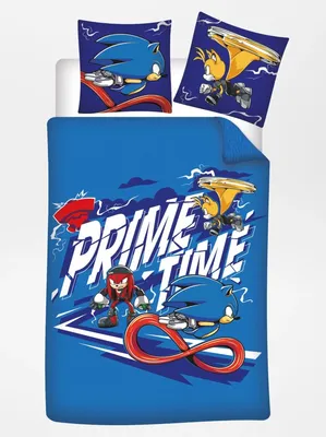 Produktbild von Sonic Bettwäsche 200x140 cm Buntes Kinderbettwäsche für Kinderzimmer