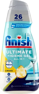 Zdjęcie produktu dla Płyn do naczyń Power Gel Lavastoviglie Ultimate Limone 560ml - Finish