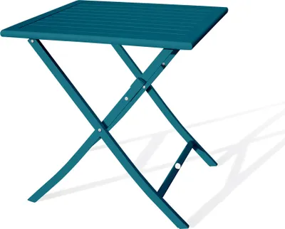 Produktbild von Gartenklapptisch, Aluminium, entenblau