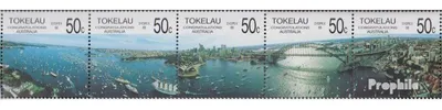 Produktbild von Briefmarken Tokelau 1988 Mi 148-152 Fünferstreifen (kompl.Ausg.) postfrisch Briefmarkenausstellung
