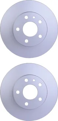 Produktbild von 2 Bremsscheiben voll Ø 59 mm 10 mm HELLA passend für u.a. ALFA ROMEO 164