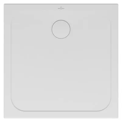 Immagine prodotto di Villeroy & Boch Lifetime Plus receveurs de douche, carré, céramique, antidérapant, 800x800x35mm, blanc alpin, 6223B301, 6223B301