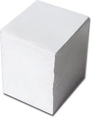Produktbild von Notizzettel lose weiß 9,7 x 9,7 cm, ca. 500 Blatt, 1 Pack