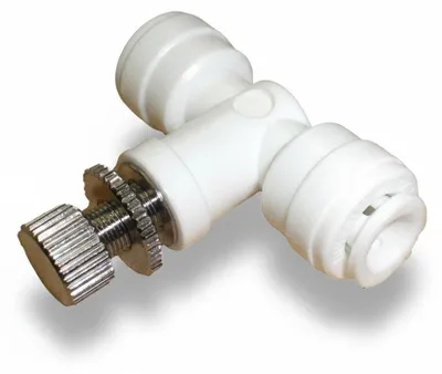 Produktbild von DMfit Manuelles Drosselventil Stellventil mit Geradem Verbinder 1/4' ACUC0404