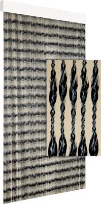 Obrázok produktu pre Záves na dvere Ember čierna 90x210 cm