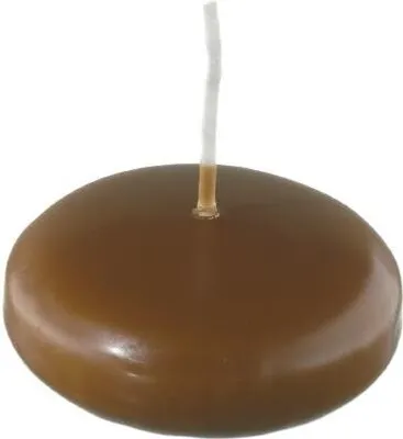 Produktbild von Schwimmkerzen Haselnuss 24 x Ø 60 mm, 20 Stück