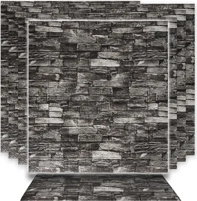 Zdjęcie produktu dla Dekoracyjne panele ścienne 3D 70x77cm Czarne