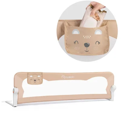 Obrázok produktu pre Bezpečnostná zábrana na posteľ 150 x 42 x 35 cm Nukido béžová