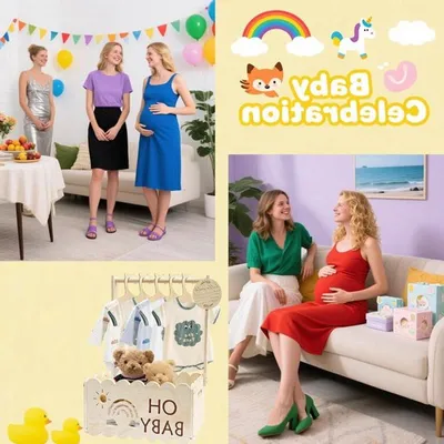 Holzkiste für Babypartys, Geschenkkorb für neue Eltern, tägliche Aufbewahrung und Spielzeugaufbewahrung