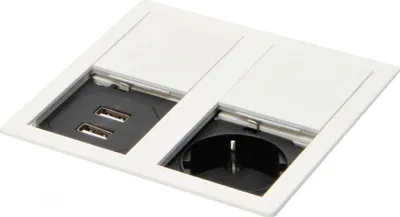Immagine prodotto di Presa da cucina VersaHIT, 2x USB A, presa da cucina integrata IP54