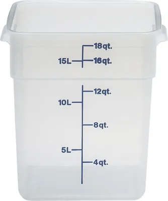 Zdjęcie produktu dla Pojemnik spożywczy CamSquare 17.2 l 256x310x320 mm - transparentny