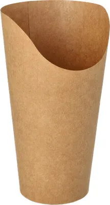 Produktbild von 500 Wrap Cups, Pappe 590 ml 15,9 cm x 6 cm x 8 cm braun