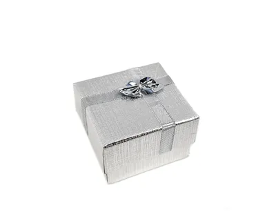 Produktbild von 10 x Ringetuis Schmuckschachtel Ringebox Schmuckkästchen Schmucketuis(silber)