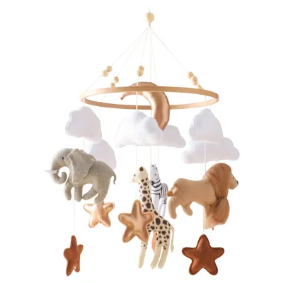 Produktbild von Hölz Mobile Baby Windspiele, Mobile Babybett Hängenden Dekorationen