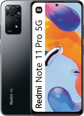 Produktbild von Xiaomi Redmi Note 11 Pro 5G 16,9 cm (6,67") Hybridní Dual SIM Android 11 USB Type-C 6 GB 128 GB 5000 mAh Šedá